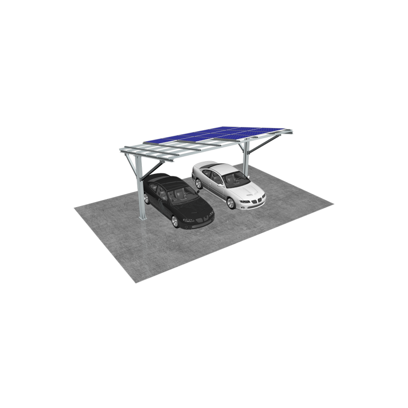 Single Pole Solar Carport System