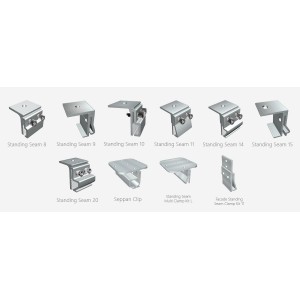 Standing Seam Metal Roof Solar Clamps