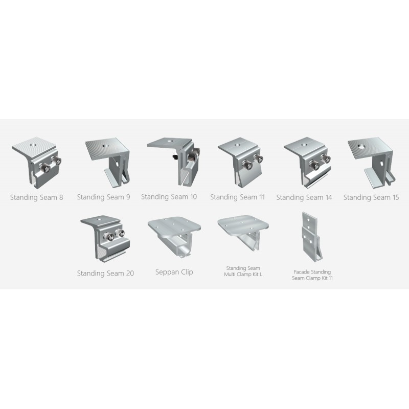 Standing Seam Metal Roof Solar Clamps